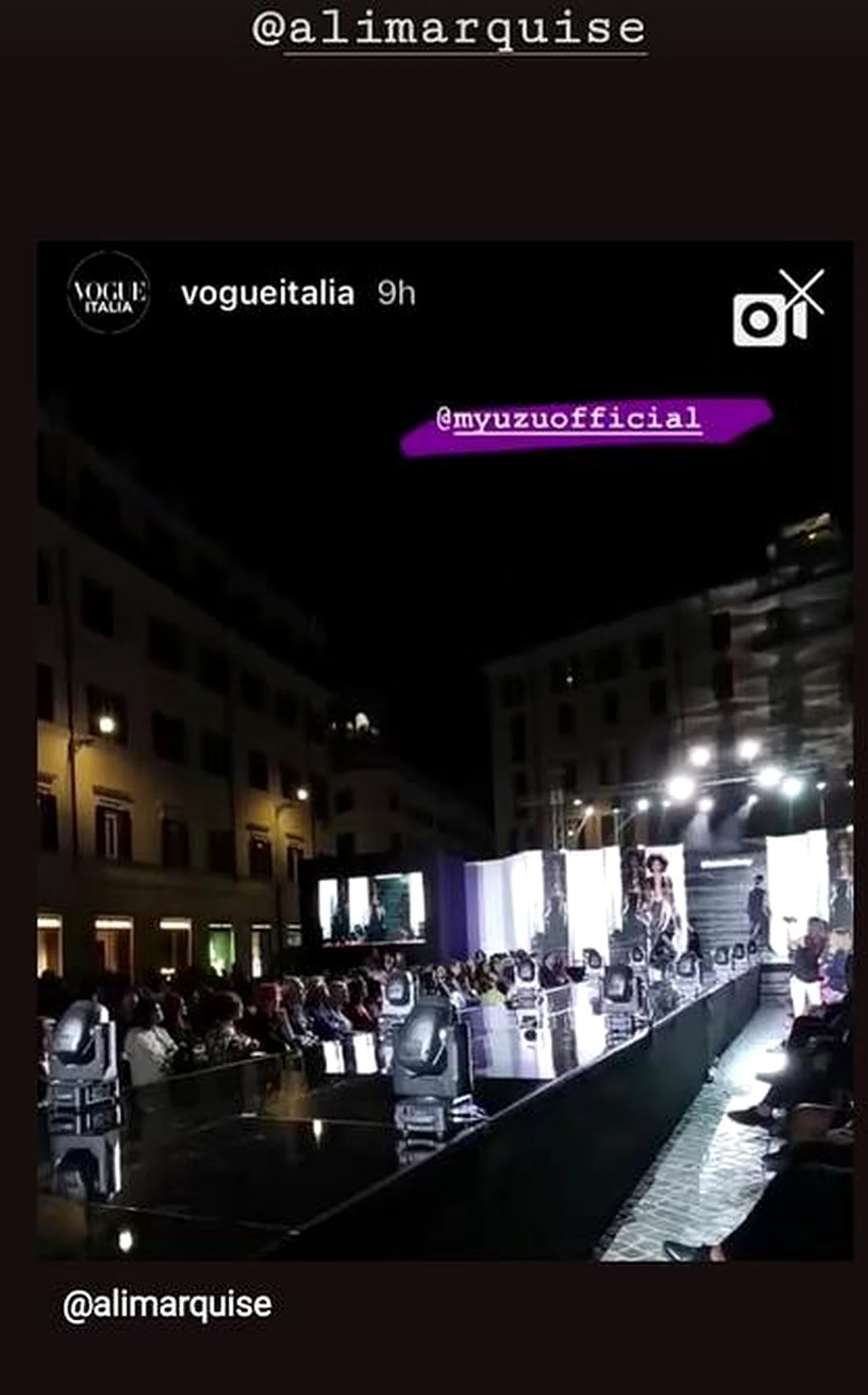 Archivio passerella e backstage